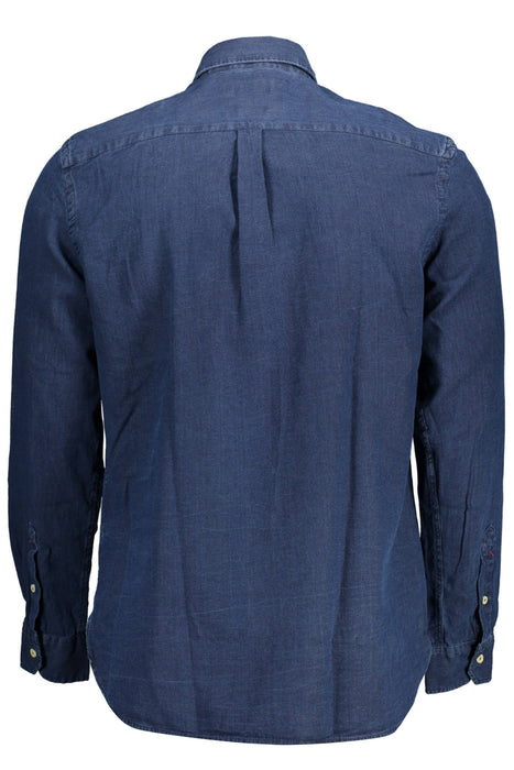 Us Polo Shirt Long Sleeve Man Blue