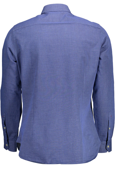 Us Polo Shirt Long Sleeve Men Blue
