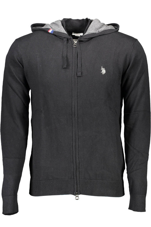 Us Polo Cardigan Men Black