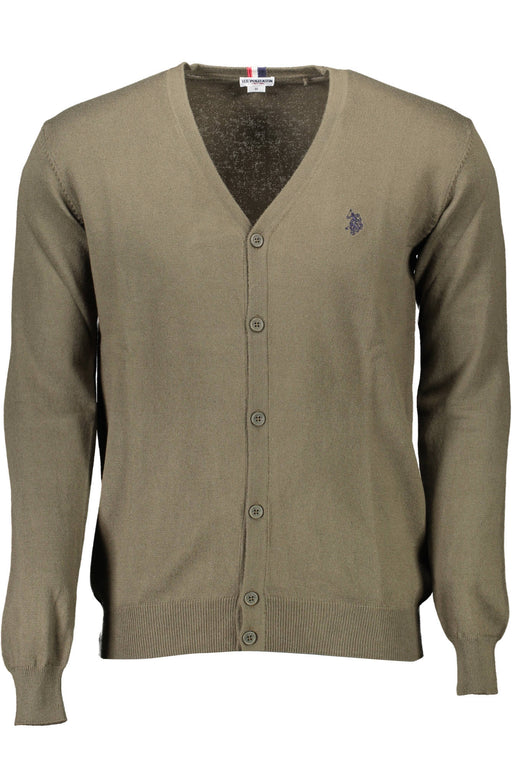 Us Polo Cardigan Man Green