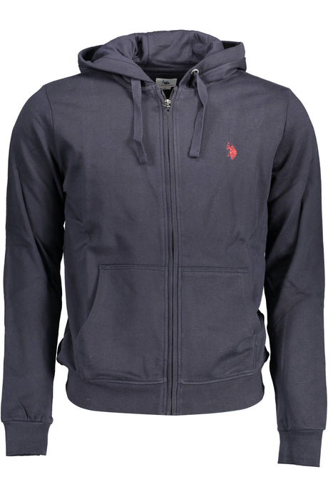 Us Polo Sweatshirt With Zip Blue Man