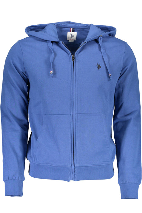 Us Polo Sweatshirt With Zip Men Blue