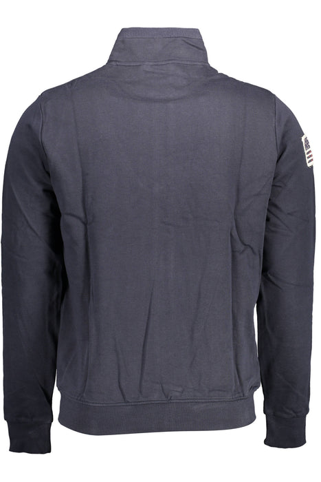 Us Polo Sweatshirt With Zip Blue Man