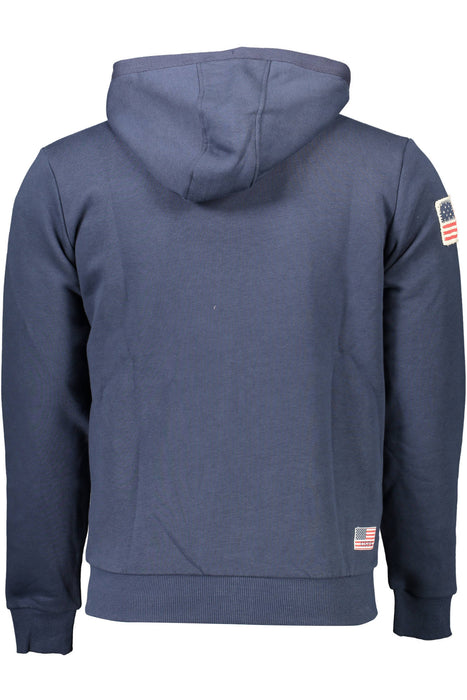 Us Polo Mens Blue Sweatshirt With Zip
