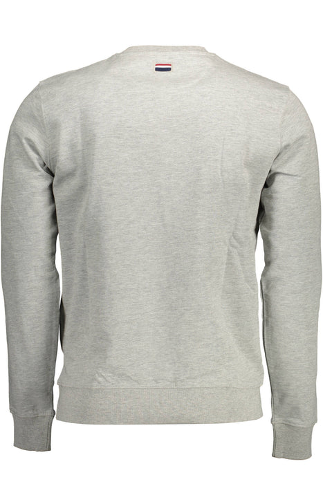 Us Polo Sweatshirt Without Zip Man Gray