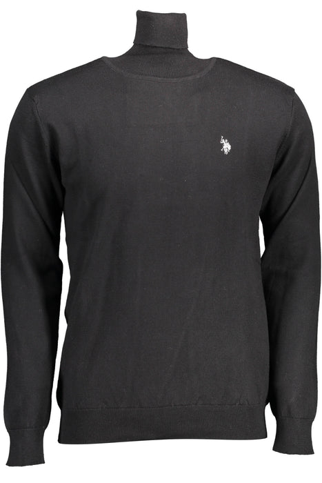Us Mens Black Polo Shirt