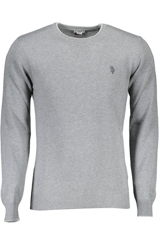 Us Gray Mens Polo Sweater