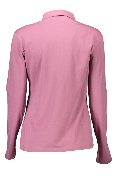 Us Polo Long Sleeve Polo Woman Pink