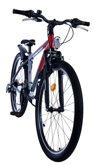 XC Race 26 Inch 26.5 cm Boys 21SP Rim Brakes Red/Grey,