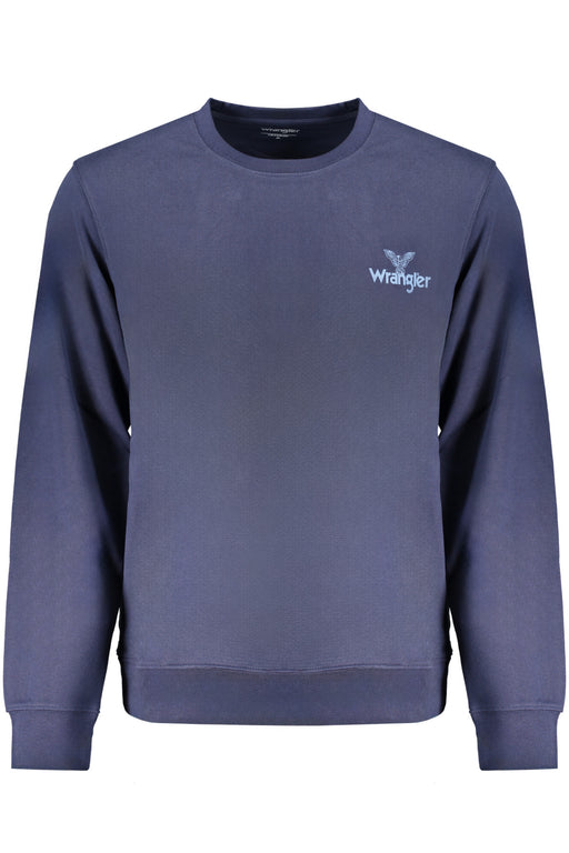 Wrangler Mens Zip-Up Sweatshirt Blue
