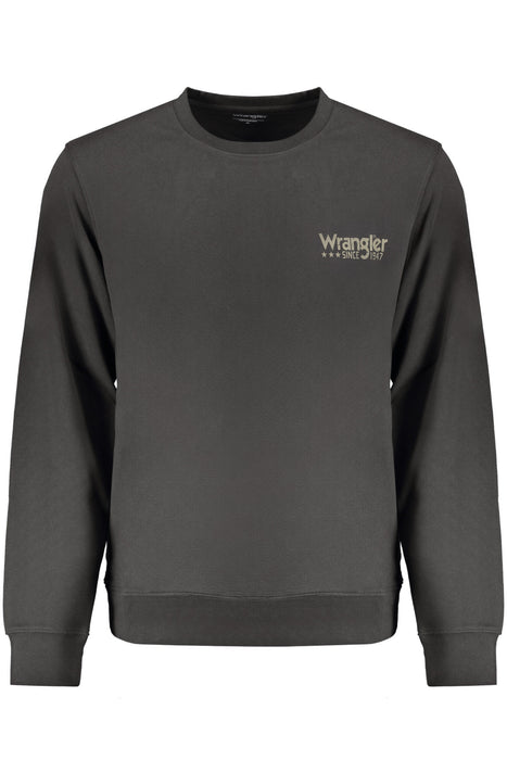 Wrangler Mens Black Zip-Up Sweatshirt