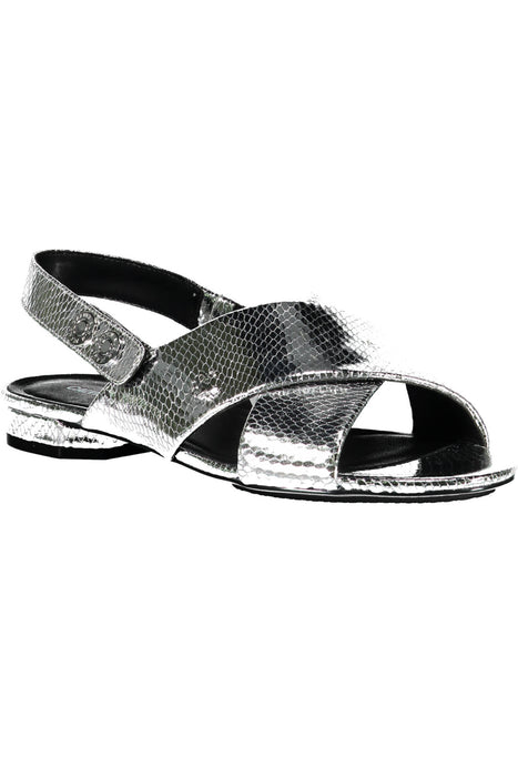 Calvin Klein Silver Woman Sandal Shoes