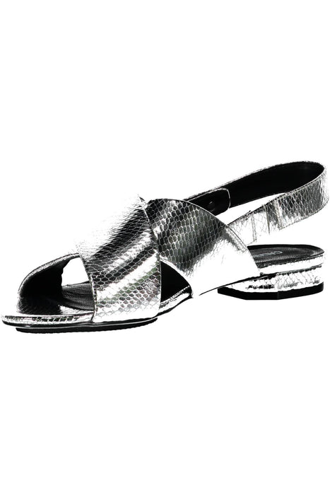 Calvin Klein Silver Woman Sandal Shoes