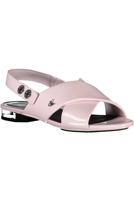 Calvin Klein Pink Woman Sandal Shoes | Αγοράστε Calvin Online - B2Brands | , Μοντέρνο, Ποιότητα - Αγοράστε Τώρα