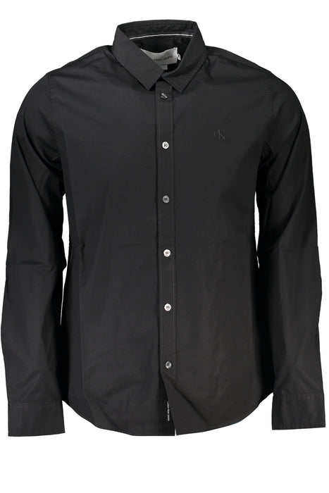 Calvin Klein Mens Black Long Sleeve Shirt
