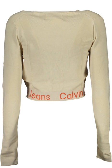 Calvin Klein Cardigan Woman Beige | Αγοράστε Calvin Online - B2Brands | , Μοντέρνο, Ποιότητα - Αγοράστε Τώρα - Υψηλή Ποιότητα