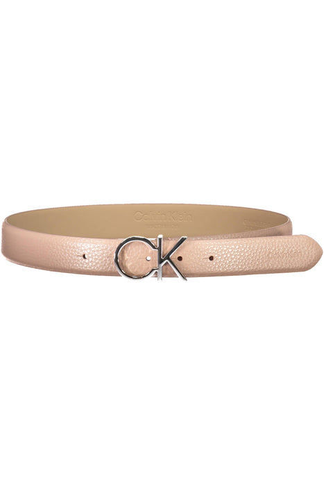 Calvin Klein Pink Womens Leather Belt