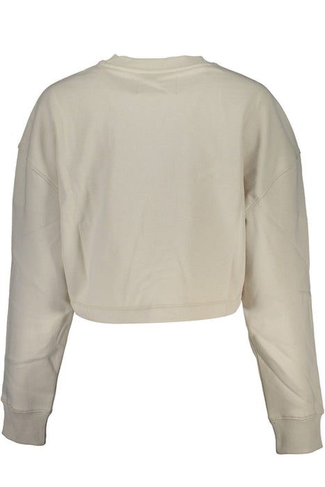 Calvin Klein Womens Zipless Sweatshirt Beige