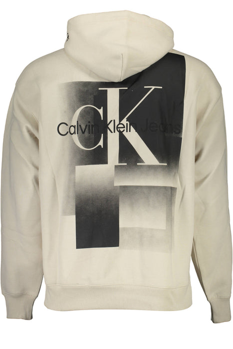 Calvin Klein Sweatshirt Without Zip Man Beige
