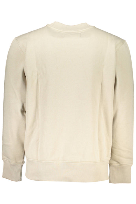 Calvin Klein Mens Beige Zipless Sweatshirt