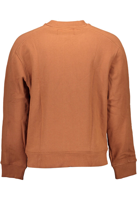 Calvin Klein Sweatshirt Without Zip Man Brown | Αγοράστε Calvin Online - B2Brands | , Μοντέρνο, Ποιότητα - Αγοράστε Τώρα