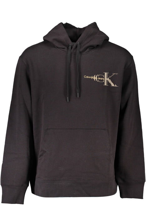 CALVIN KLEIN SWEATSHIRT WITHOUT ZIP BLACK MAN