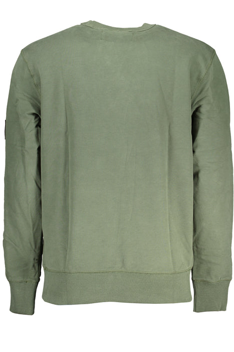 Calvin Klein Mens Green Zipless Sweatshirt