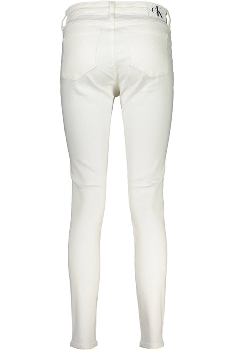 Calvin Klein Γυναικείο Denim Jeans Λευκό | Αγοράστε Calvin Online - B2Brands | , Μοντέρνο, Ποιότητα - Καλύτερες Προσφορές - Υψηλή Ποιότητα