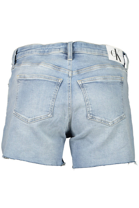 Calvin Klein Jeans Short Woman Light Blue | Αγοράστε Calvin Online - B2Brands | , Μοντέρνο, Ποιότητα - Αγοράστε Τώρα
