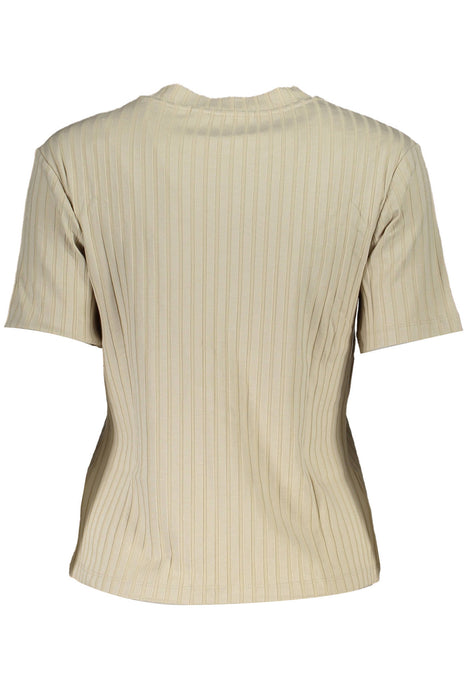 Calvin Klein Beige Womens Short Sleeve T-Shirt