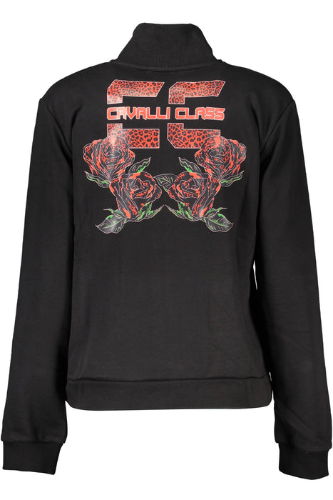 Cavalli Class Sweatshirt With Zip Woman Black