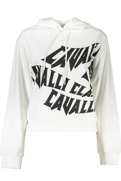 CAVALLI CLASS SWEATSHIRT WITHOUT ZIP WOMAN WHITE