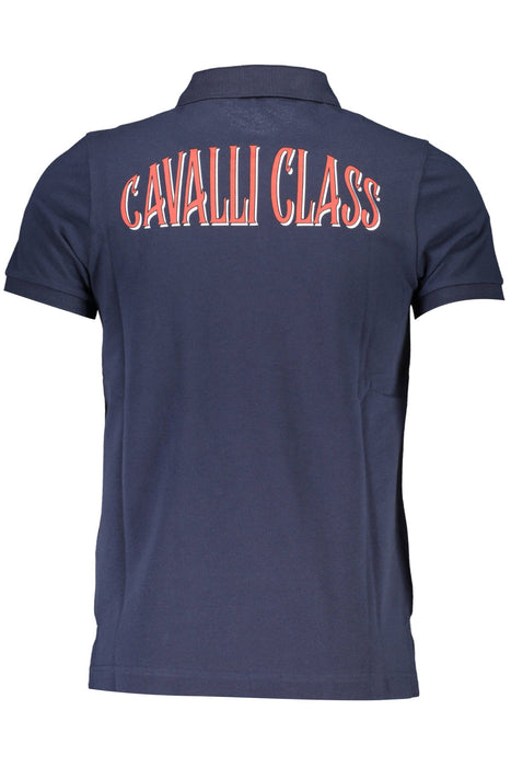 Cavalli Class Polo Short Sleeve Man Blue