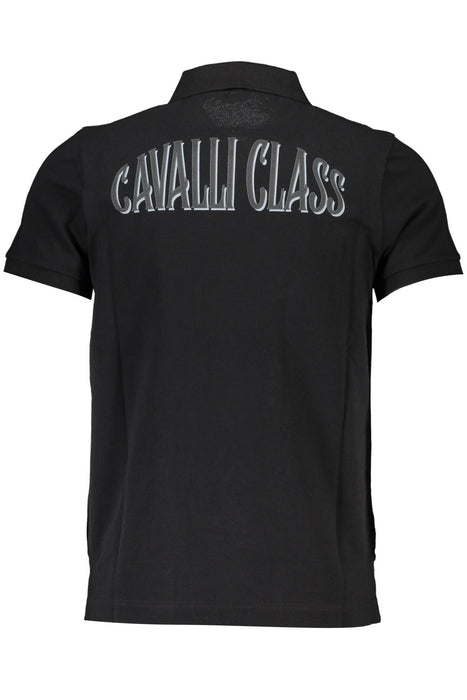 Cavalli Class Polo Short Sleeve Man Black