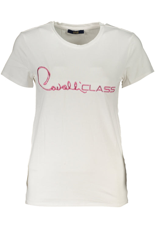 Cavalli Class Womens Short Sleeve T-Shirt White