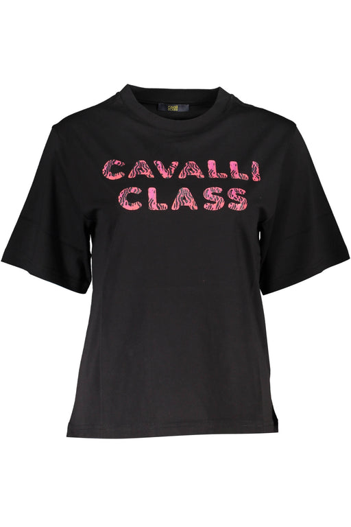CAVALLI CLASS T-SHIRT SHORT SLEEVE WOMAN BLACK