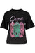 CAVALLI CLASS T-SHIRT SHORT SLEEVE WOMAN BLACK