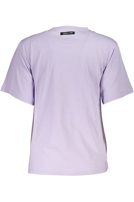 Cavalli Class Purple Woman Short Sleeve T-Shirt