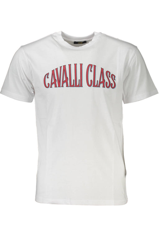 CAVALLI CLASS T-SHIRT SHORT SLEEVE MAN WHITE