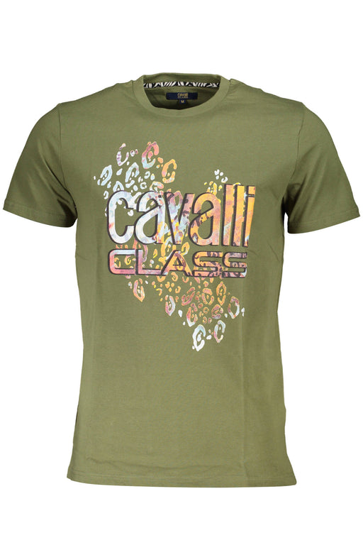 CAVALLI CLASS T-SHIRT SHORT SLEEVE MAN GREEN