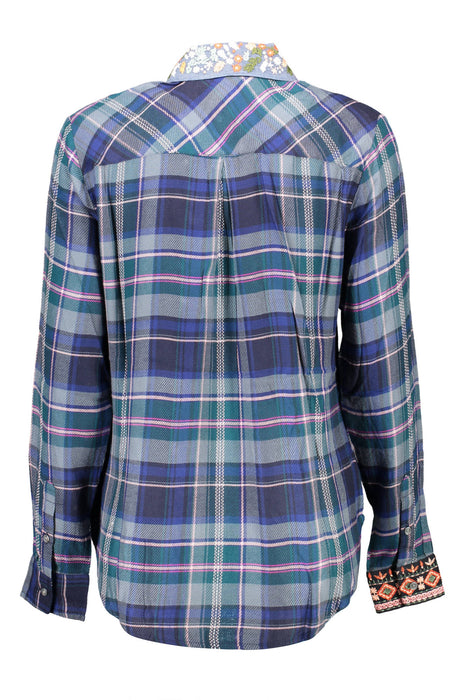 Desigual Long Sleeve Shirt Blue Woman | Αγοράστε Desigual Online - B2Brands | , Μοντέρνο, Ποιότητα - Αγοράστε Τώρα