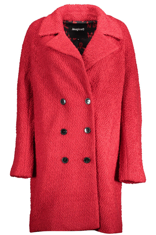 DESIGUAL RED WOMAN COAT