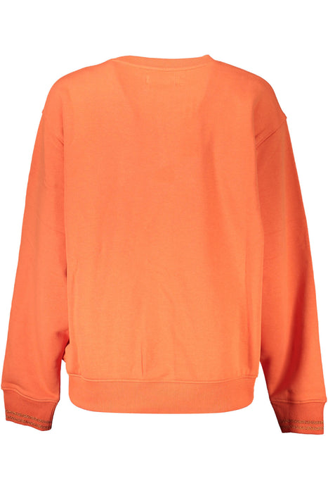 Desigual Orange Womens Sweatshirt Without Zip