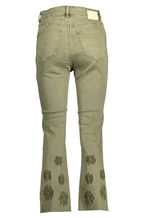 Desigual Jeans Denim Woman Green | Αγοράστε Desigual Online - B2Brands | , Μοντέρνο, Ποιότητα - Καλύτερες Προσφορές