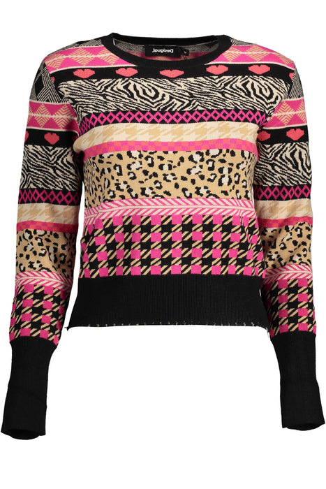 DESIGUAL SWEATER WOMAN BLACK