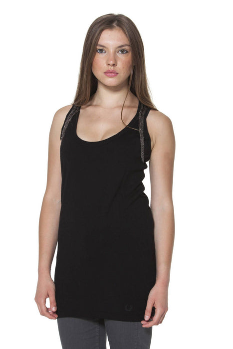 Fred Perry Womens Black Tank