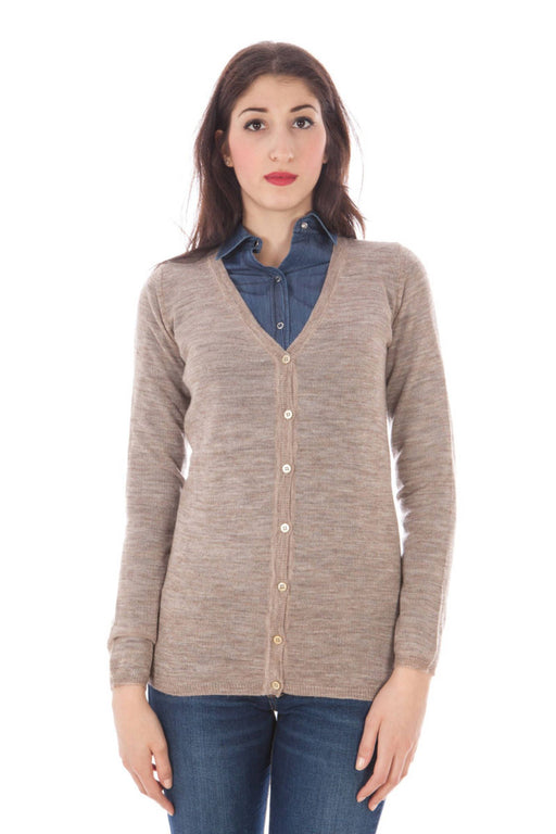 FRED PERRY CARDIGAN WOMAN BEIGE