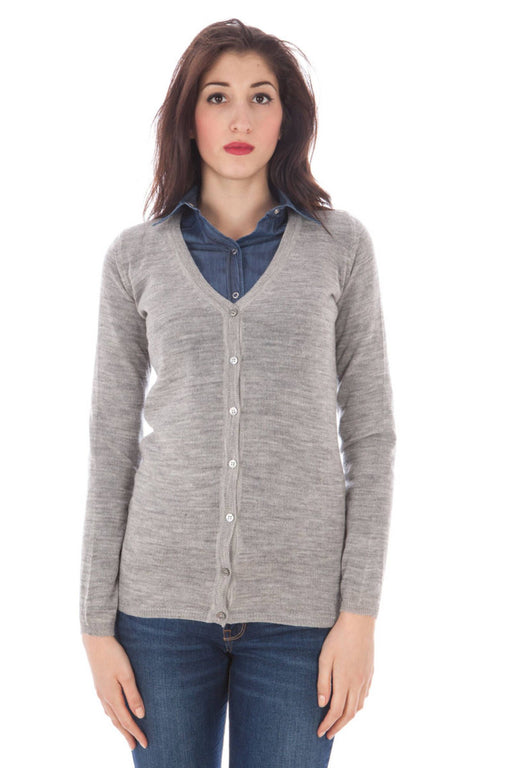 Fred Perry Gray Woman Cardigan