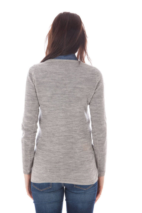 Fred Perry Gray Woman Cardigan