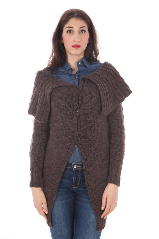 FRED PERRY BROWN WOMAN CARDIGAN